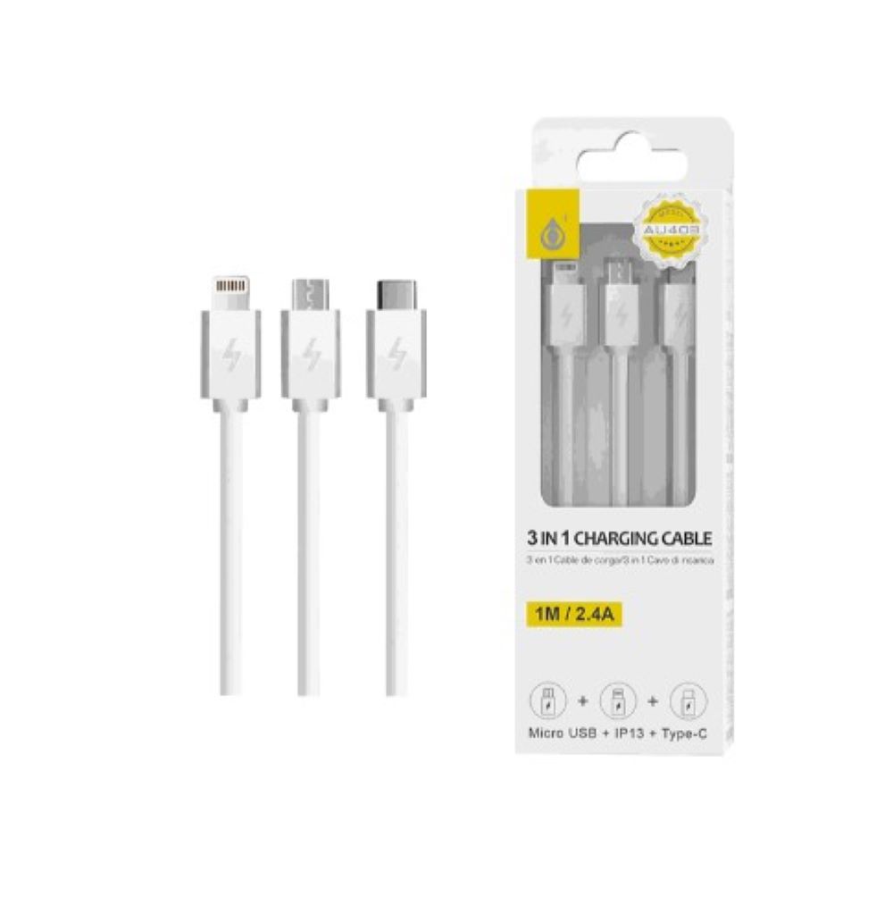 Καλώδιο MTK USB 3 σε1 2.4A 1.2m