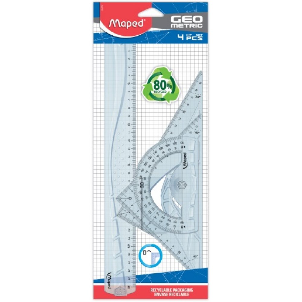 Σετ γεωμετρικών οργάνων Maped Geometric 30 cm 4 τεμ.