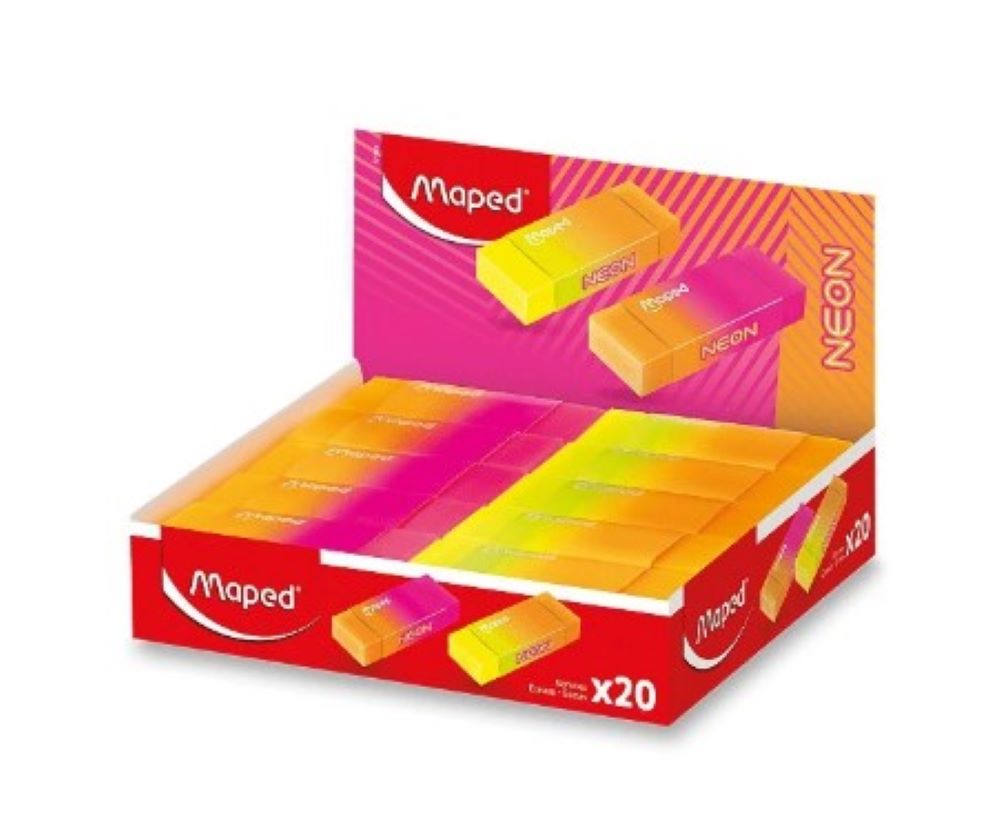 Γόμα Maped Technic Neon 2 χρώματα