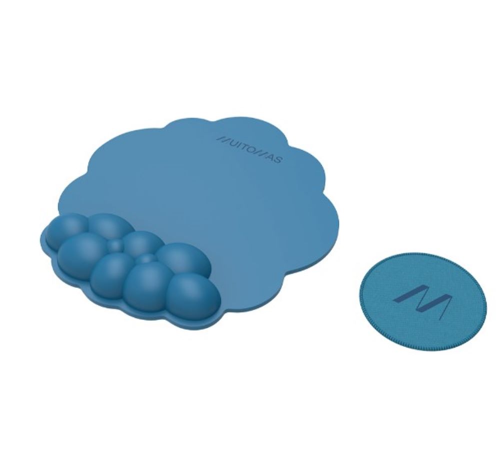 Mousepad Muitomas εργονομικό & Σουβέρ μπλε
