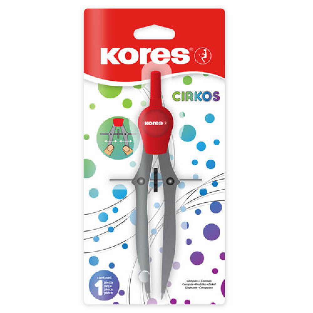 Διαβήτης Kores Circos με βίδα σε Blister