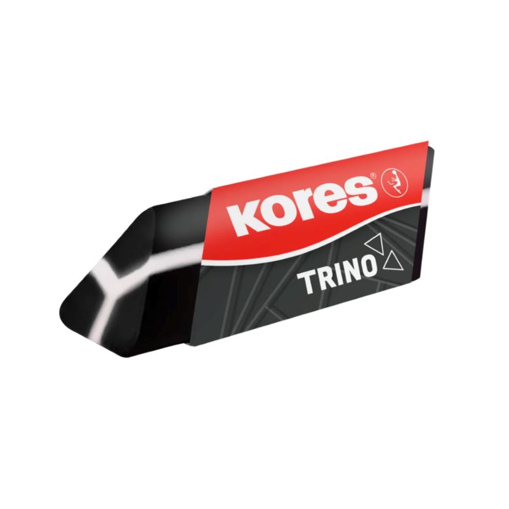 Γόμα Trino Kores λευκή - μαύρο