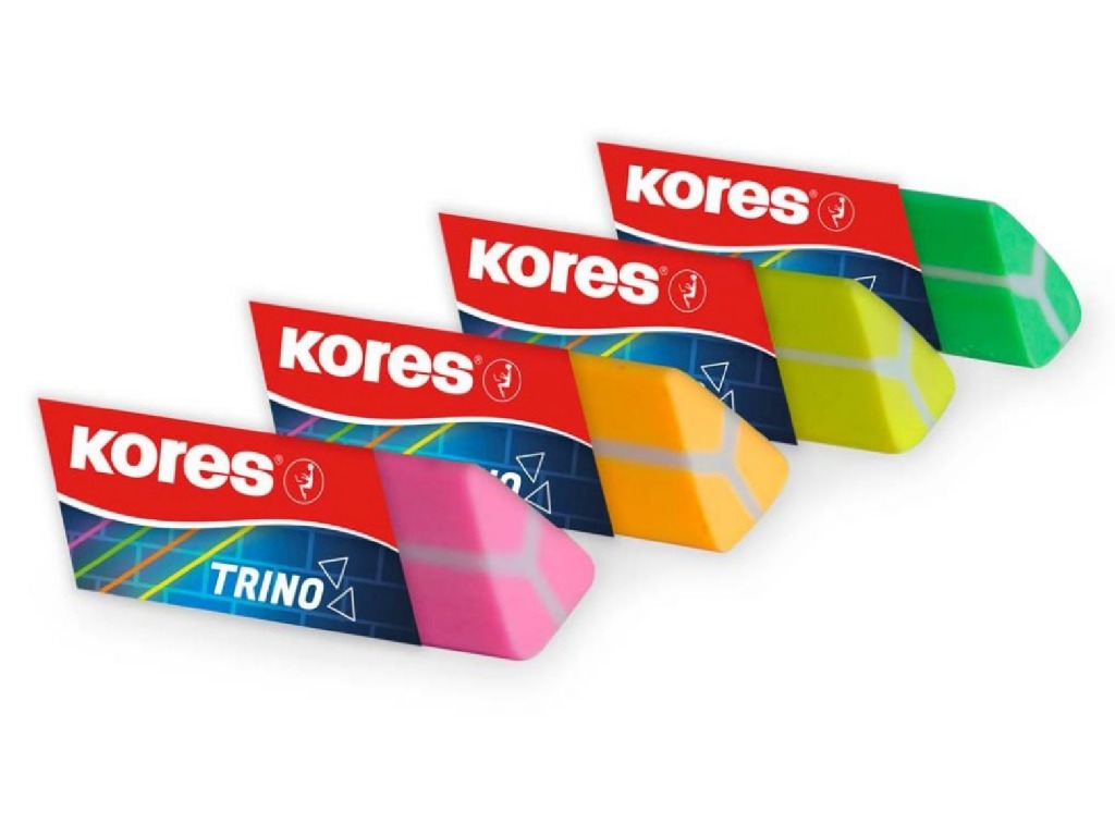 Γόμα Trino Kores Neon Colours Mixed