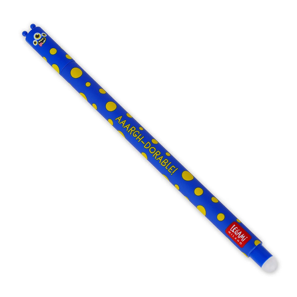 Στυλό Legami Erasable - Monster 0,7 mm μπλε